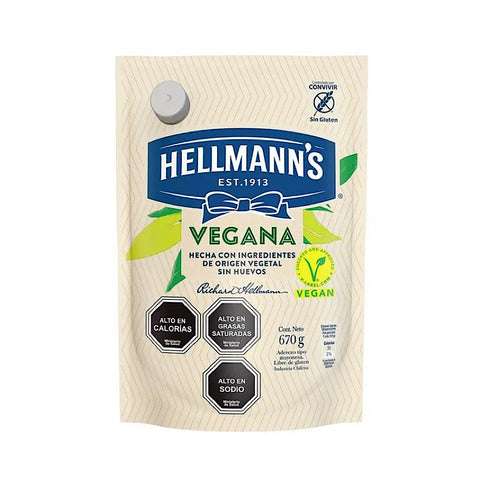 Mayonesa Hellmann’s Vegana 670gr