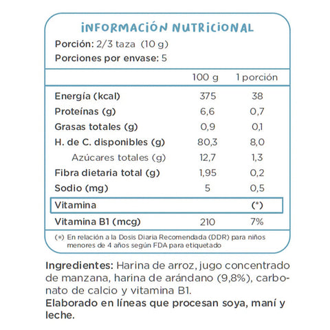 Puffs Manzana Arándano Familiar