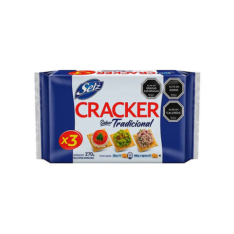 Pack 3 Cracker Tradicional