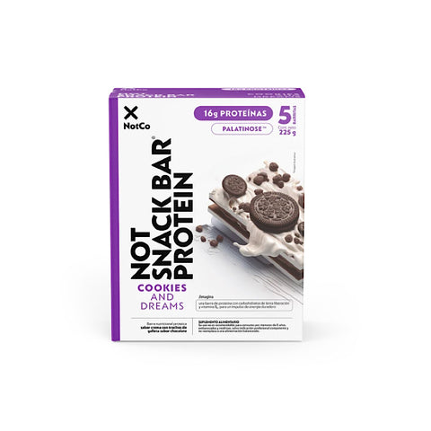 Not Snack Bar Protein -  Cookies and Dreams 5 unidades