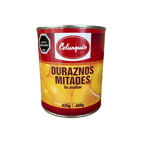 Duraznos en Mitades