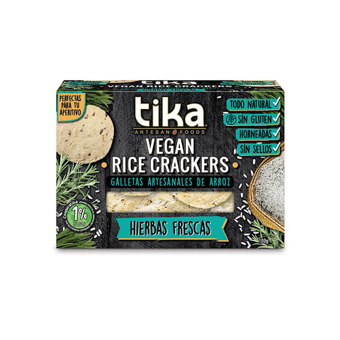 Tika Vegan Rice Crakers Hierbas Frescas